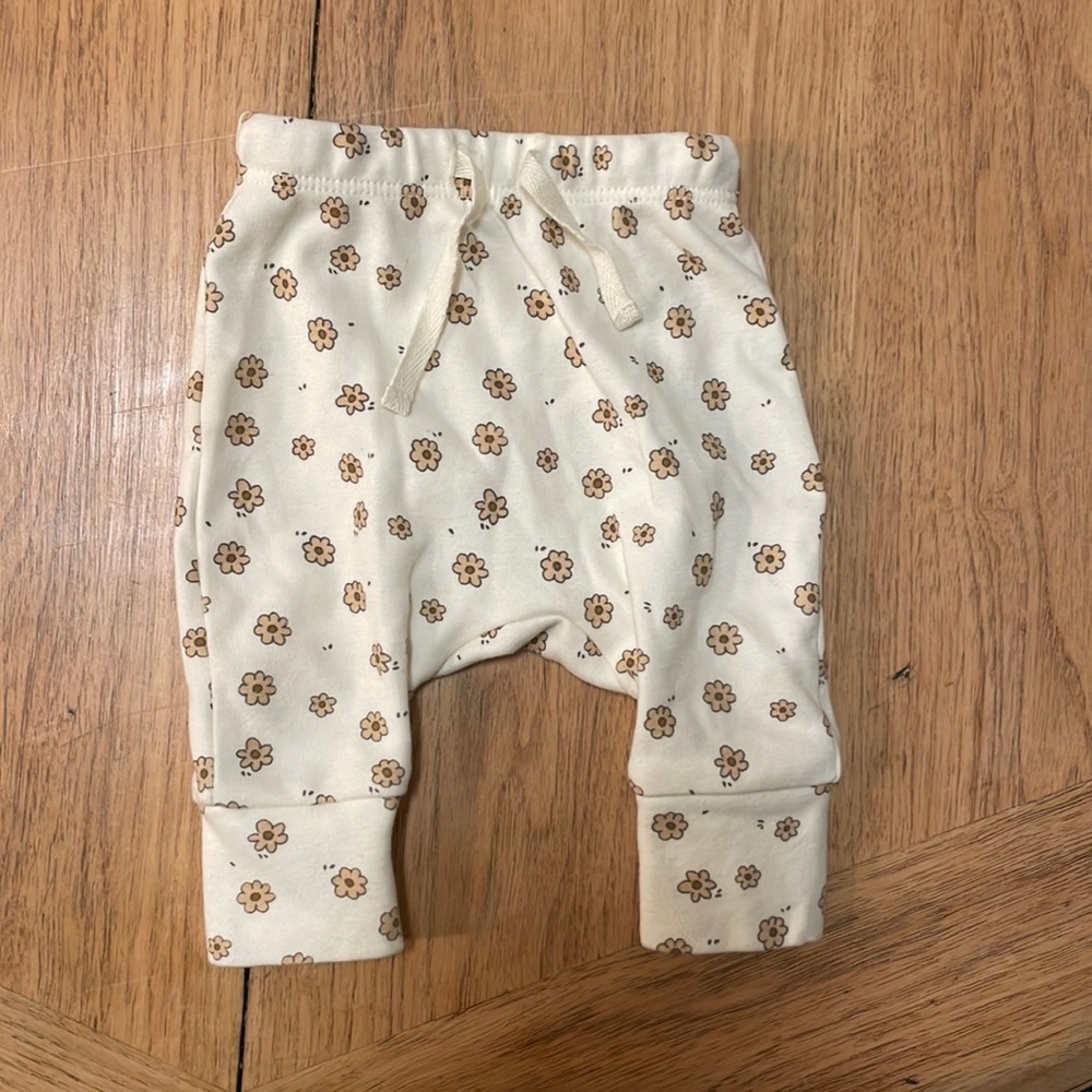 Quincy Mae Newborn floral pants